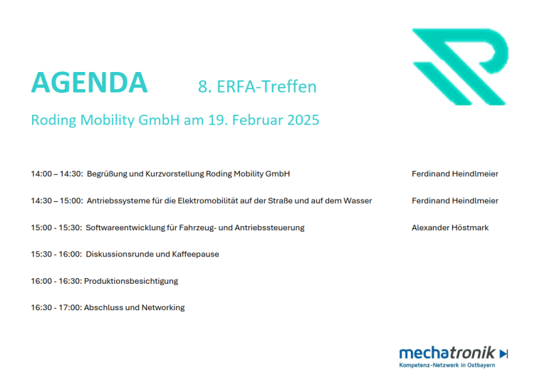 Agenda Roding Mobility